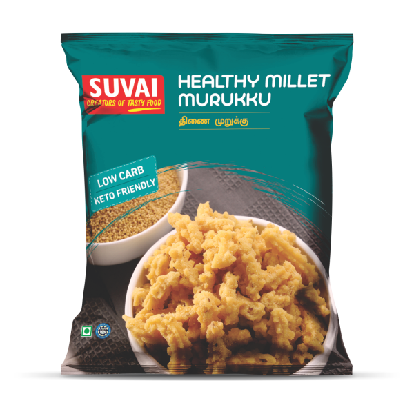 Healthy-Millet-Murukku-1.png Foxtail (Thinnai) Murukku (200 gms) - Image 1
